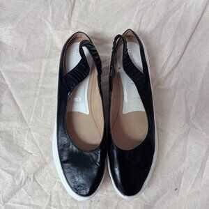 Ron White Leather Natasta sling back wedge sneakers NWOT EU 39